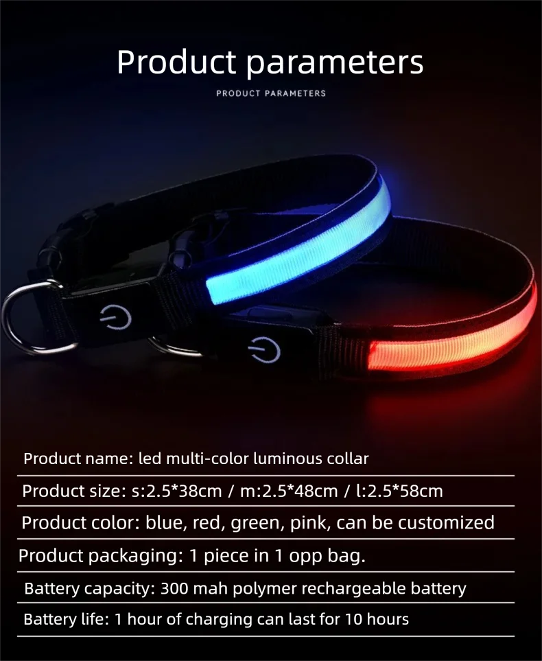 North Hound Co. Premium LED Safety Collar